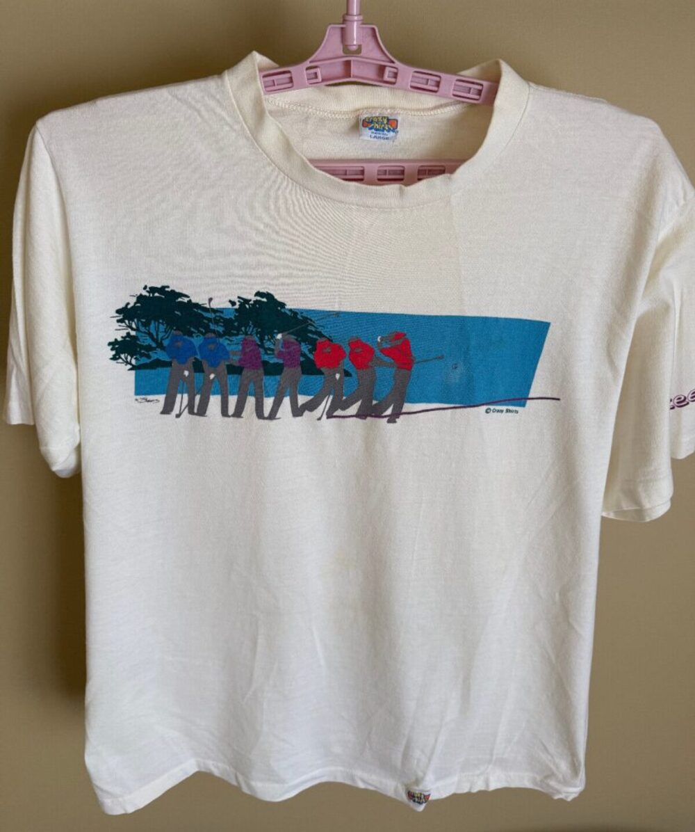 Crazy Shirts - "Golf Swing" - Size L, Adult – VTG, Single Stitch, Cotton T-Shirt